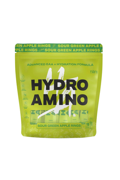 Nano Supps Amino Sour Green Apple Rings by Nano Sabss Green Apple Flavor 15 B...