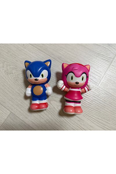 OEM Set de 2 figurine colorate cu personaje de desene animate, jucării pufoas...
