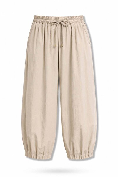 5in1Canpolat Stone Hem Pleated Casual Pants 51416