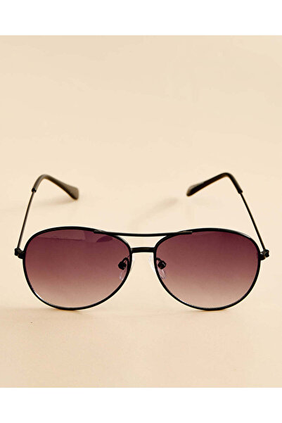 REDTAG Boys Black Aviator Sunglasses
