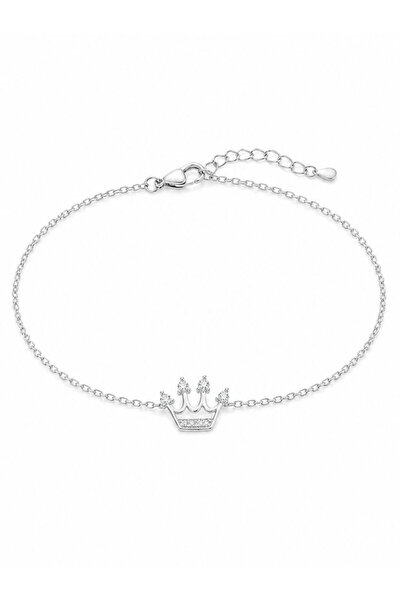 Delagos Brățară din argint 925 cu piatră de zirconiu, placată cu rodiu