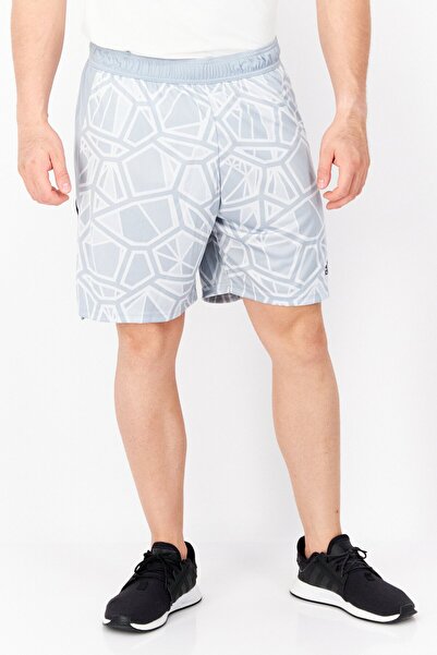 adidas Men Sportswear Fit Brand Logo Training Shorts, Grey