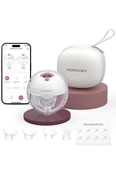 Momcozy M5 Smart APP Controlled Wearable Breast Pump, Hands-Free Wireless Ele...