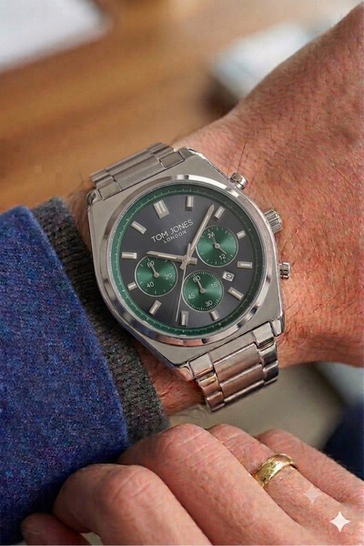 Tom Jones London Steel Case Steel Strap Special Luxury Series 2 Year Warranty...