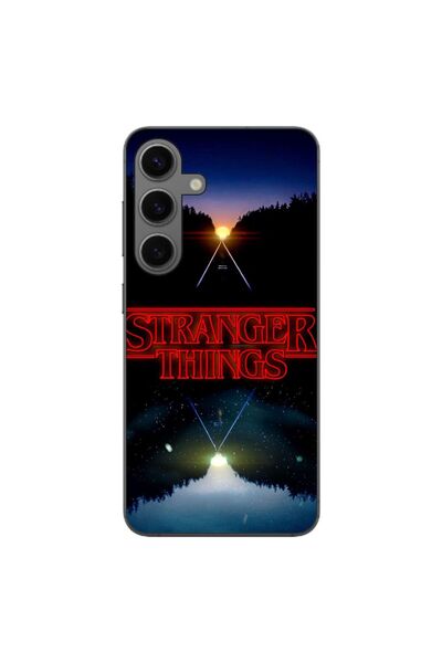 OEM Husa compatibila cu Samsung Galaxy S24 FE Silicon Gel Tpu Model Stranger ...