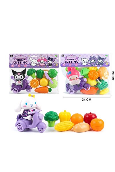 iTajir Kids' Vegetable and Fruit Cutting Set Toy - Interactive Kitchen Playse...