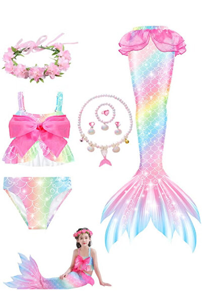 TAPIT Mermaid Princess Dress up Girls Mermaid Dress Mermaid Swimsuit Girls Pa...