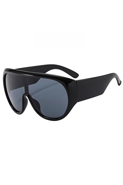 Choice As the picture Black New Fashonable Oversized One-piece Luxury Sunglas...