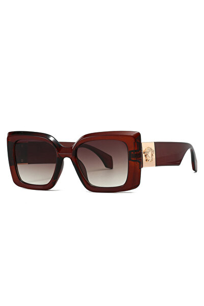 Choice C3 Vintage fashionable women's UV400 square oversized frame sunglasses