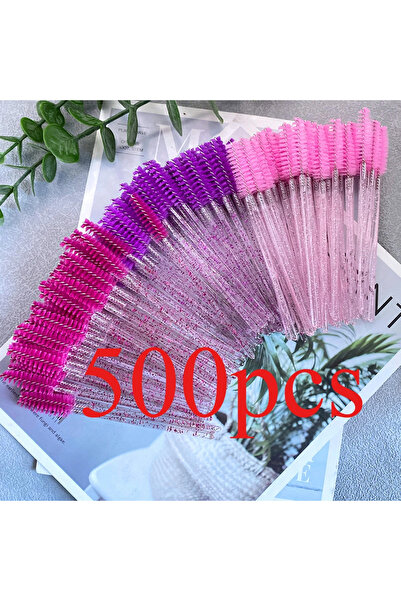 Choice 500pcsMix3color 500Pcs Crystal Eyelashes Brush Lashes Extension Mascar...