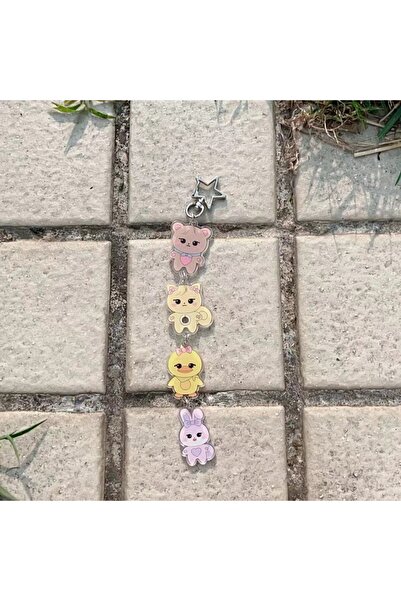 Choice5 Acrylic keychain Kpop Idol Cute Plush Keychain Kawaii Cartoon Bag Cha...
