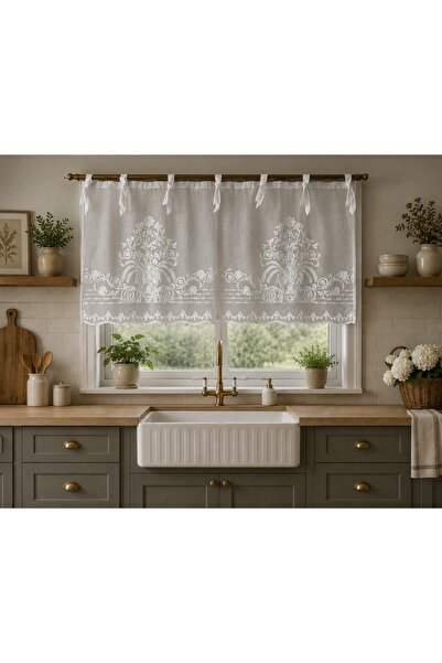 CASA NATURALE Luna Flannel with Embroidered Farbela on It