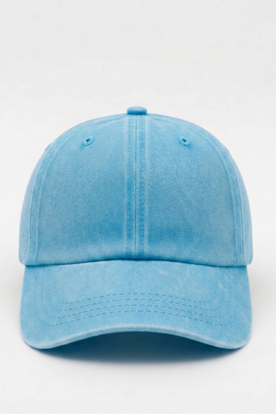 Mollycrush Unisex Light Blue Washed Denim Outdoor Baseball Cap |   Adjustable...