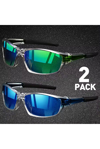 choice2 MULTI 2pairs Sports Sunglasses for Men Lightweight Night Vision Male ...