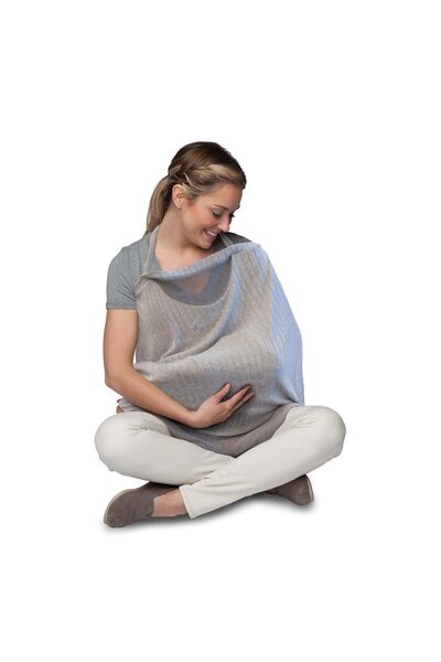 Chicco Ύφασμα Θηλασμού Boppy Silver Grey