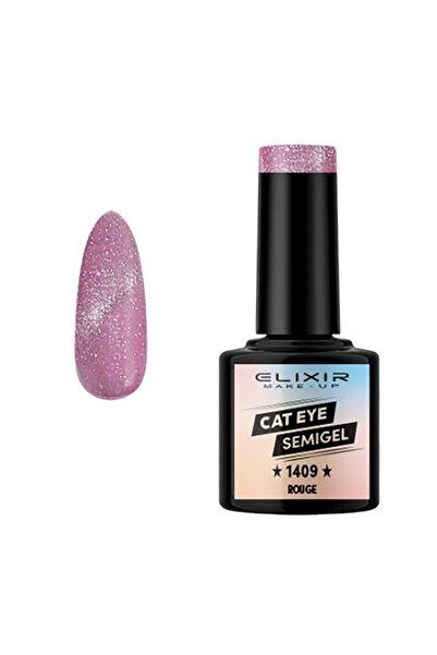 Elixir CAT EYE SEMI GEL (ΗΜΙΜΟΝΙΜΟ BΕΡΝΙΚΙ) - 1409 ROUGE 8ML