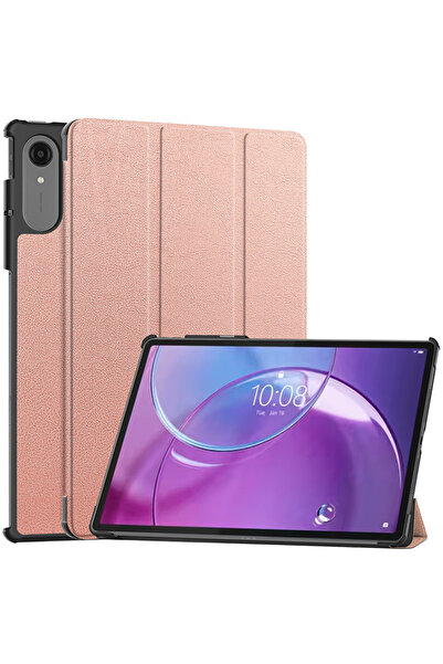 Techsuit FoldPro - Lenovo Idea Tab Pro Gen 2 - Ροζ χρυσό, αντικραδασμική προσ...