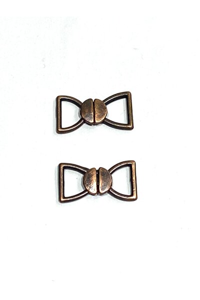 karantuhafiye Cardigan Clip Metal Bow Model 2 cm Set of 2 2 Pairs / Small Siz...