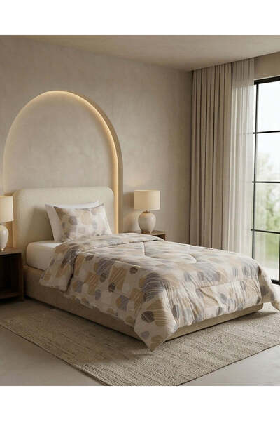 REDTAG لحاف مفرد مطبوع باللون البني (135×220 سم)
