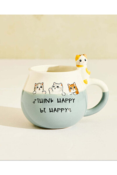 REDTAG Grey Cat Mug 11oz