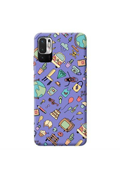 Other Xiaomi Redmi Note 10 Pro 5G Best buds Purple Colored Silicone TPU Θήκη