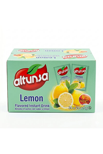 Altunsa Limon Aromalı Soğuk Toz İçecek 9 G x 24 Adet 1 KOLİ