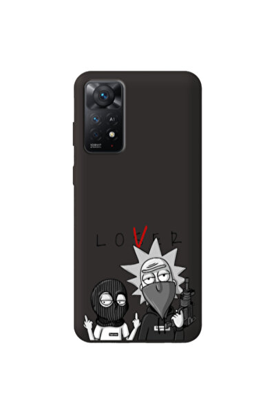 Other Xiaomi Redmi Note 11 4G Rick Loser Black Colored Silicone TPU Θήκη