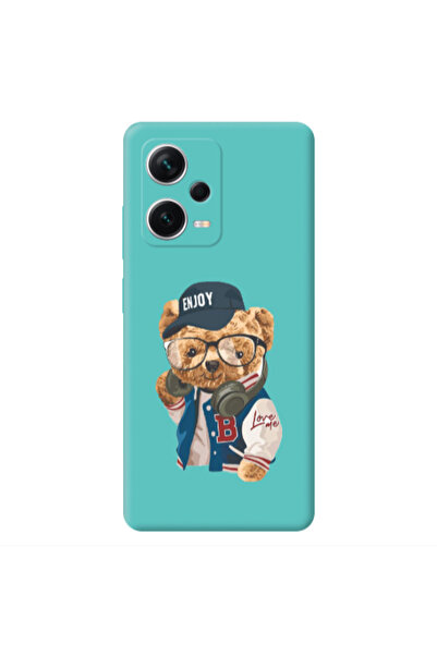 Other Xiaomi Poco X5 Enjoy Turquoise Colored Silicone TPU Θήκη