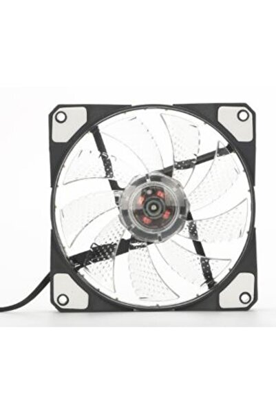 Generic مروحة كمبيوتر فائقة الهدوء 4B000F مقاس 120 مم مع 15 مصباح LED، 12 فول...