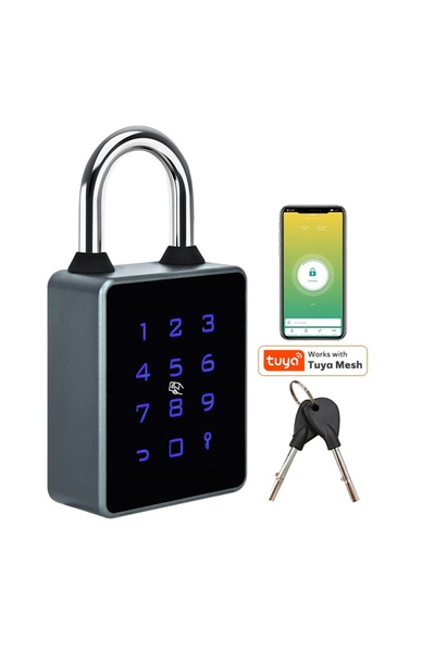 IFL Lacat smart TitanLock cu cifru, card si aplicatie Tuya, IP65