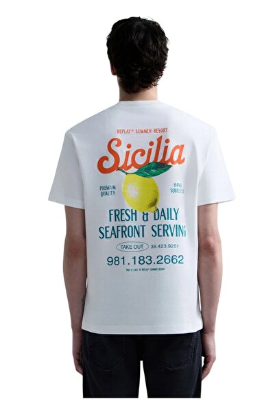 Replay T-Shirt M3378.000.23608P.011 - White