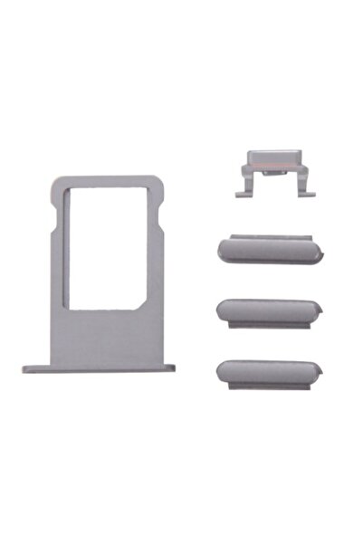 unbranded Πλαϊνά πλήκτρα και Βάση Sim για iPhone 6s, Gray
