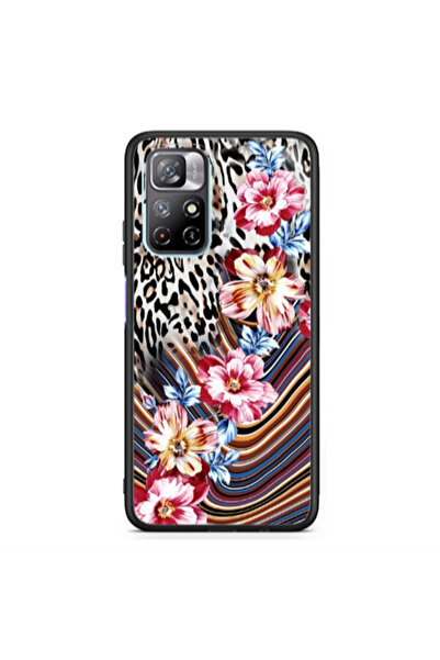 Other Xiaomi Poco M4 Pro 5G Leopar patterned Black Glossy Θήκη