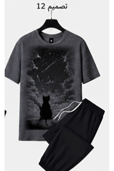 ZEMLİYA Sara Unisex Oversize Shorts Set Short Sleeve T-Shirt Comfortable Fit ...