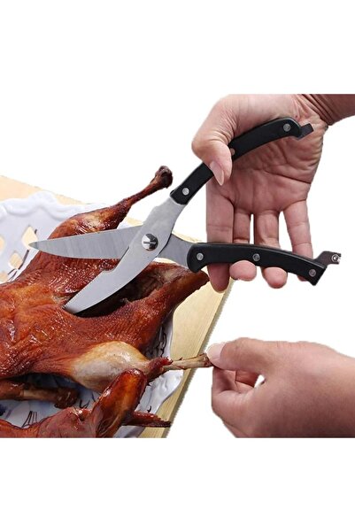 Home Stainless Steel Multi-Function Kitchen Scissors Ideal for Cutting Meat a...