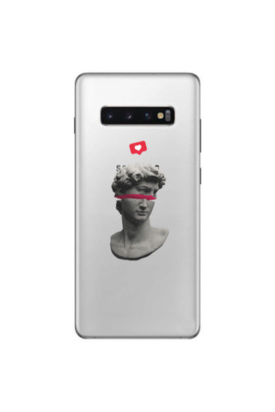Other Samsung S10 Plus Half statue Transparent Silicone TPU Θήκη