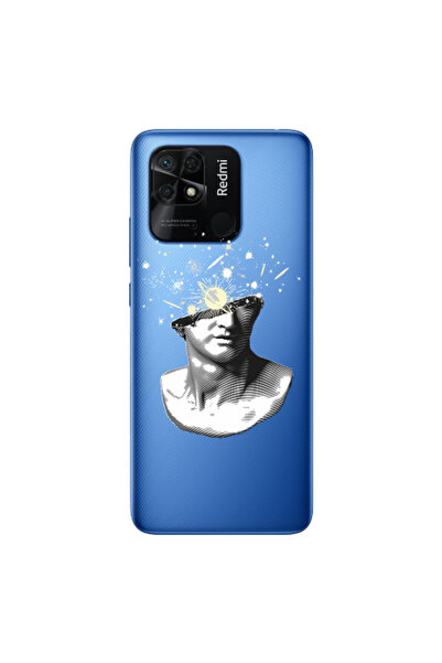 Other Xiaomi Redmi 10C Space Statue Transparent Silicone TPU Θήκη