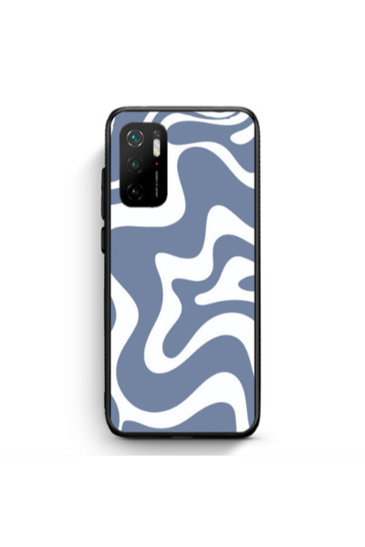 Other Xiaomi Poco M3 Pro Wavy Black Glossy Θήκη