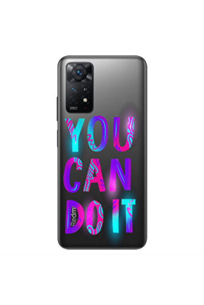 Other Xiaomi Redmi Note 11 4G You Can Doit Transparent Silicone TPU Θήκη