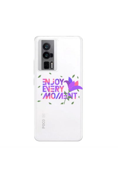 Other Xiaomi Poco F5 Pro Enjoy Every Moment Transparent Silicone TPU Θήκη