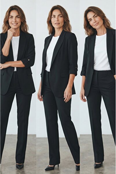 N-Value Siyah blazer ceket