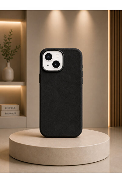EskilikShop Premium Kalite SADECE DÜZ İPHONE 15 UYUMLU İçi ve Dışı Full Süet ...