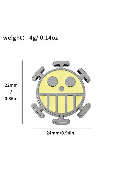 Choice7 Bandai XZ1808 Popular Anime Brooches Luffy Zoro Ace Sunny Go Backpack...