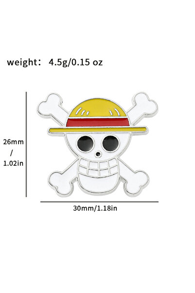 Choice Bandai XZ1805 Popular Anime Brooches Luffy Zoro Ace Sunny Go Backpack ...
