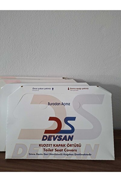 PAPERX 20 PAKET*250 YAPRAK(1 PAKETTE 250 YAPRAK)KLOZET KAPAK ÖRTÜSÜ