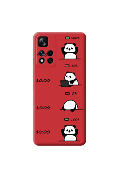 Other Xiaomi Redmi Note 11 Pro 5G My situation at work Red Colored Silicone T...