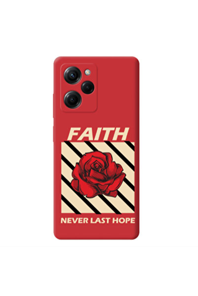 Other Xiaomi Poco X5 Pro Faith Never Last Hope Red Colored Silicone TPU Θήκη