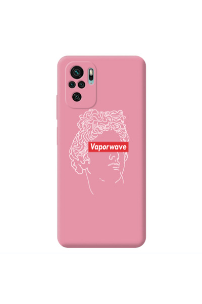 Other Xiaomi Redmi Note 10S Vaporwave Pink Colored Silicone TPU Θήκη