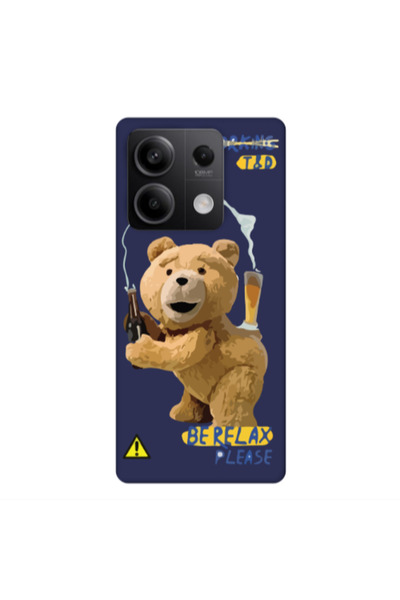 Other Xiaomi Redmi Note 13 5G Be Relax Dark blue Colored Silicone TPU Θήκη