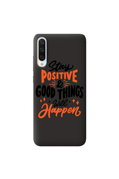 Other Xiaomi Mi 9 Lite Stay Positive Black Colored Silicone TPU Θήκη